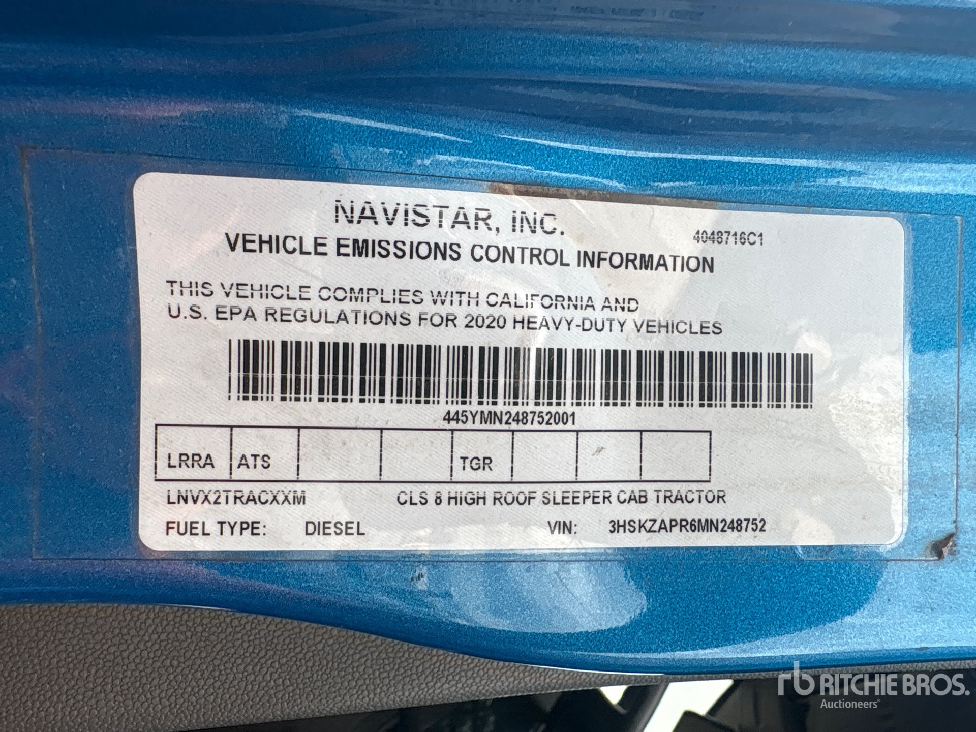 2021 International LT625