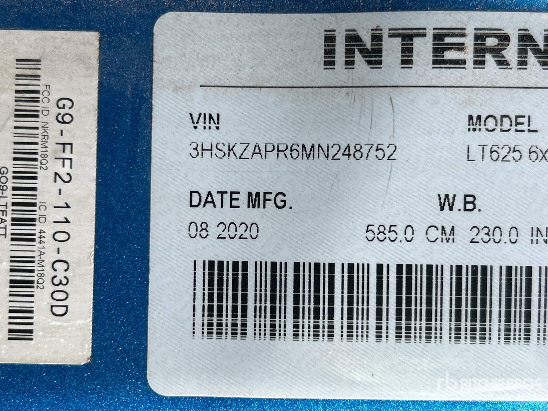 2021 International LT625
