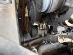 Engine with A/C Compressor