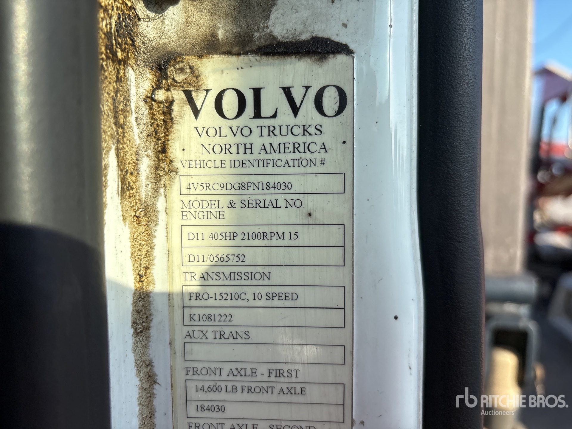 2015 Volvo VAH
