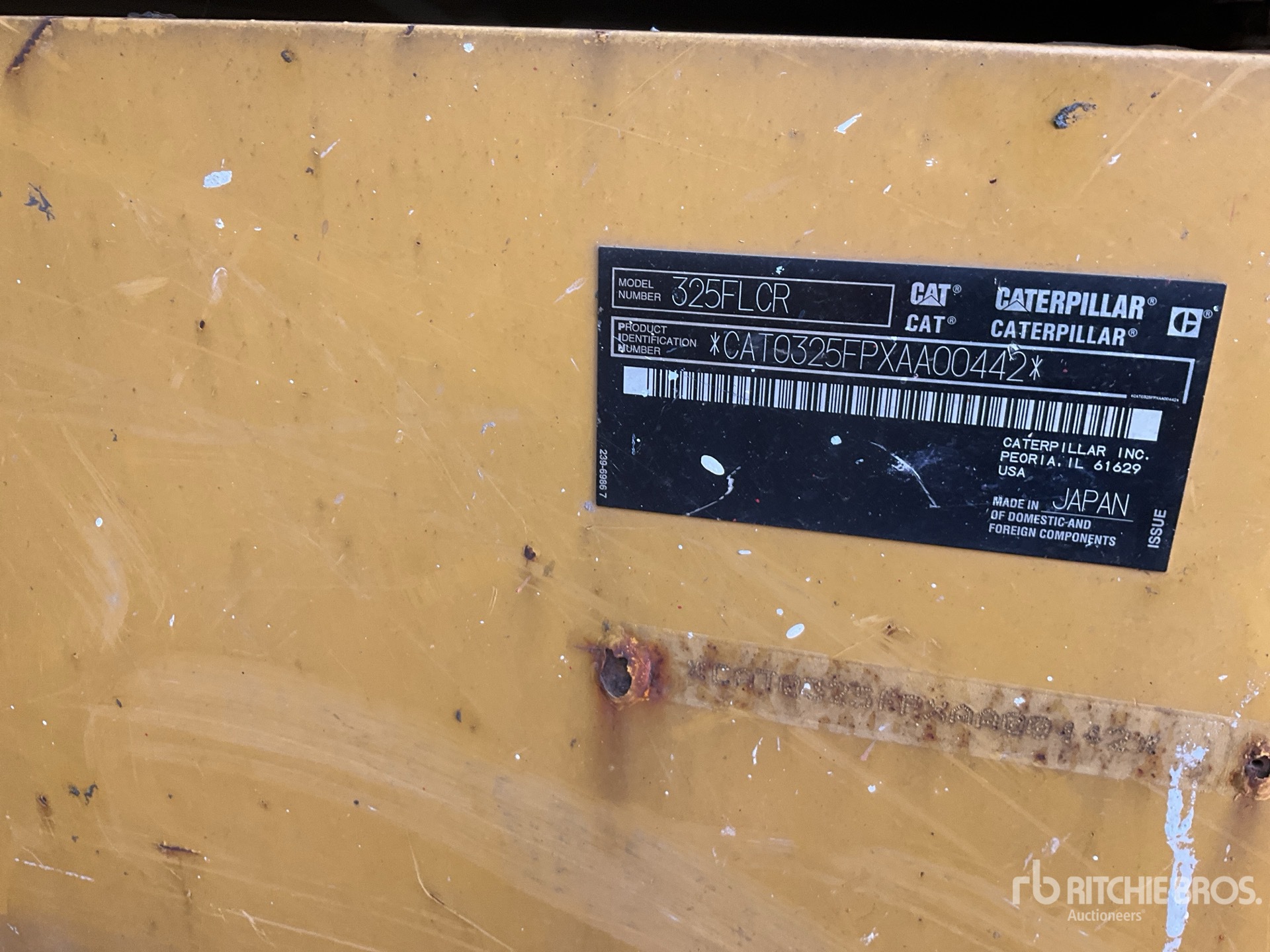 2016 Caterpillar 325F
