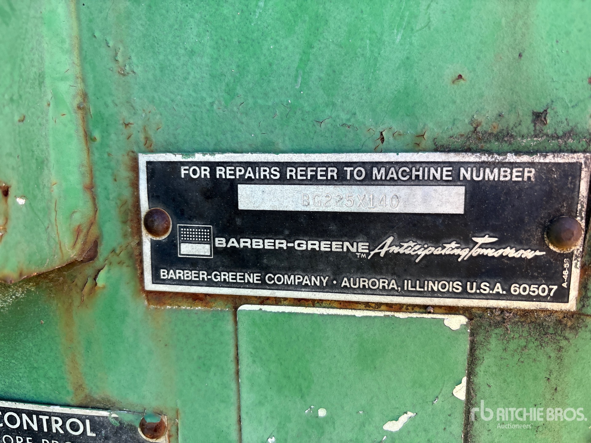 1986 Barber Greene BG225