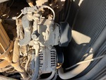 Engine with A/C Compressor