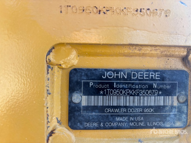 2019 John Deere 950k Crawler Dozer
