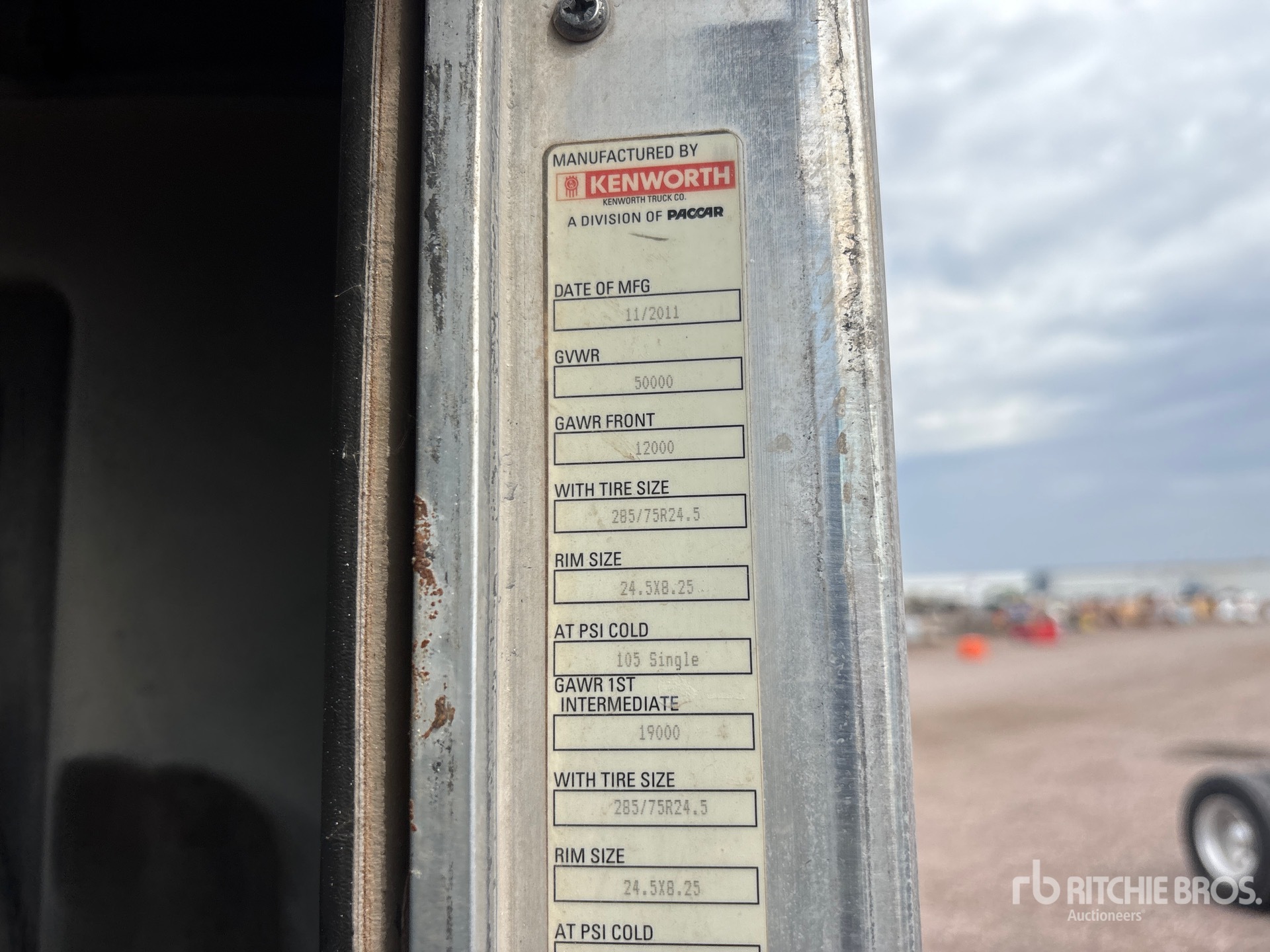 2012 Kenworth T800