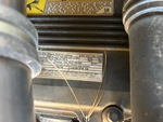 Engine with Emission Label
