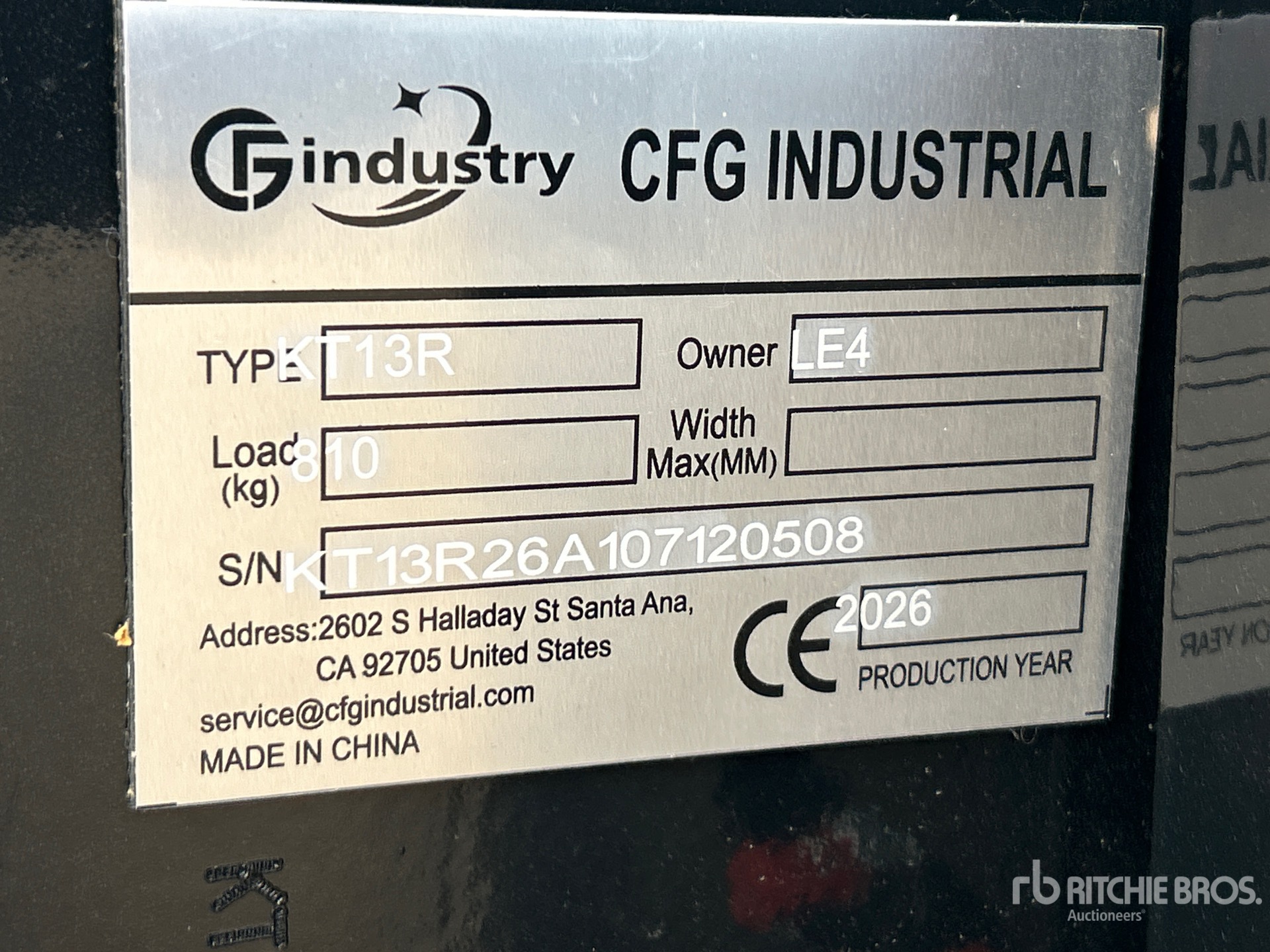 2026 CFG KT13R