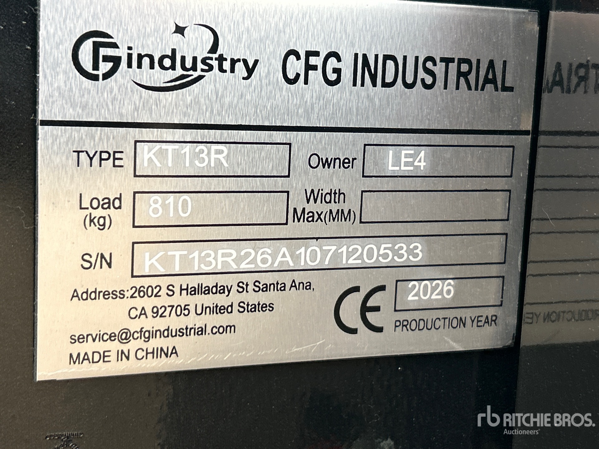 2026 CFG KT13R