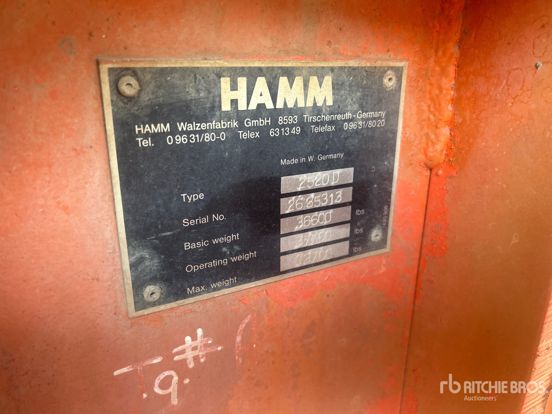 2005 Hamm 2520D