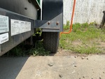 Trailer Chassis with Left Rear Tire