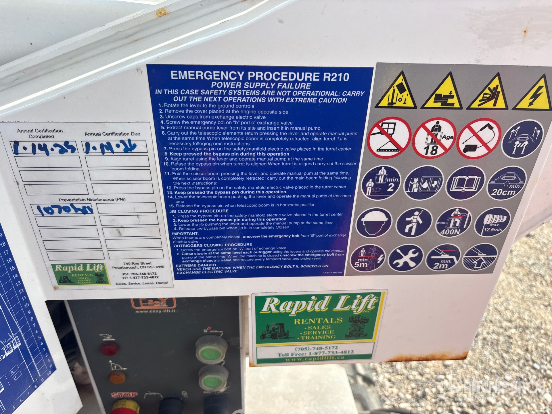 2018 Easy Lift R210