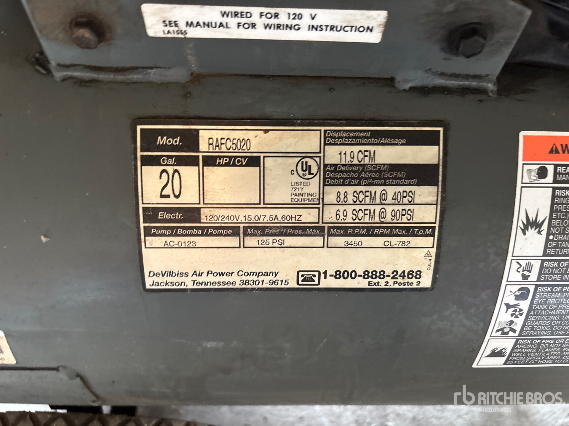 Devilbiss 11.9 CFM 20 GAL