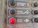 Control Station with Engine Oil Pressure