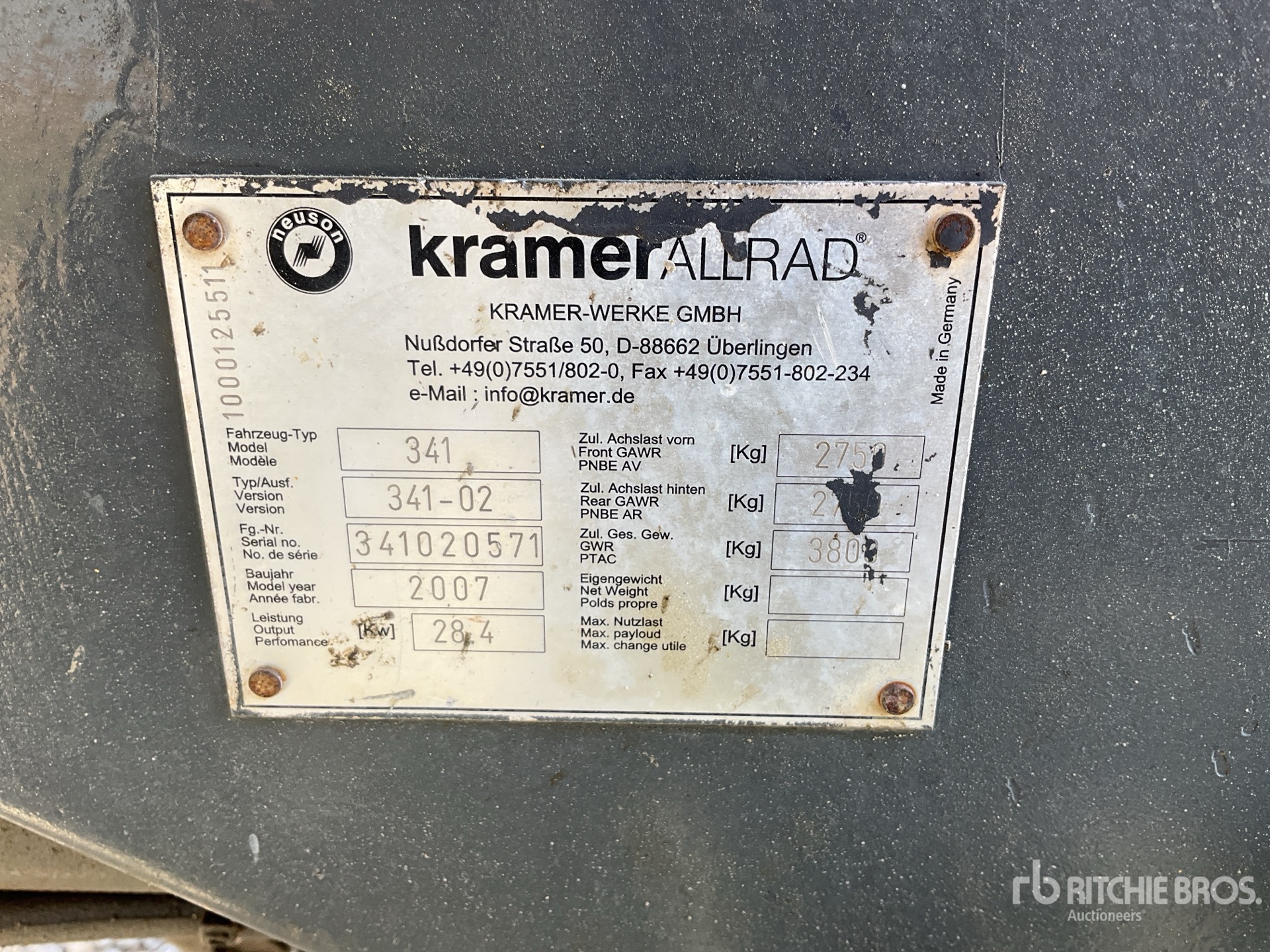 2007 Kramer ALLRAD 341-02