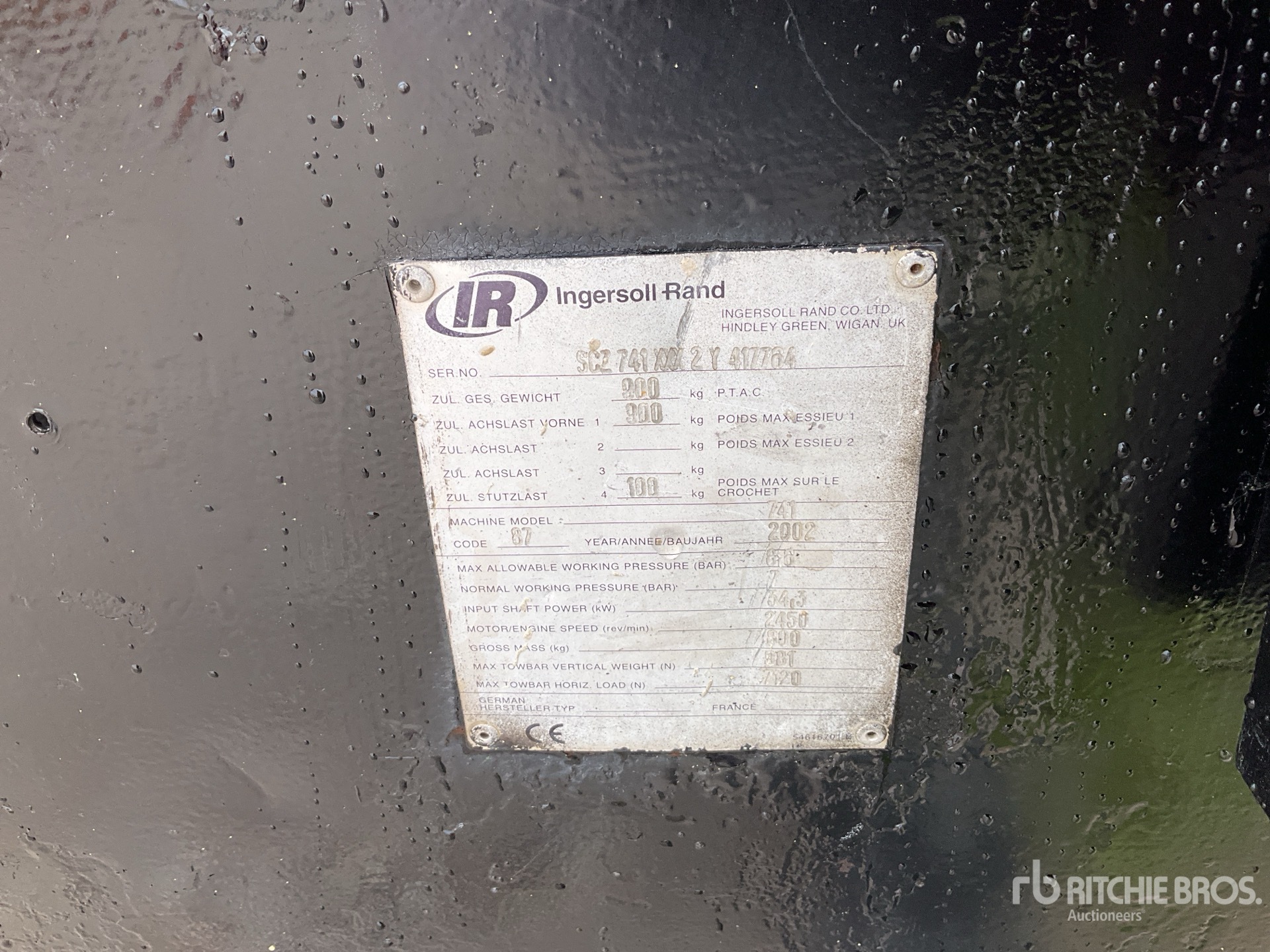 2002 Ingersoll Rand 7/41