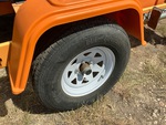 Trailer Chassis with Left Tire