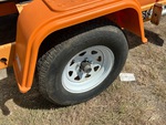 Trailer Chassis with Left Tire