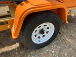 Trailer Chassis with Right Tire