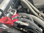 Engine with A/C Compressor