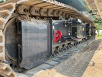Undercarriage with Left Track Tensioner