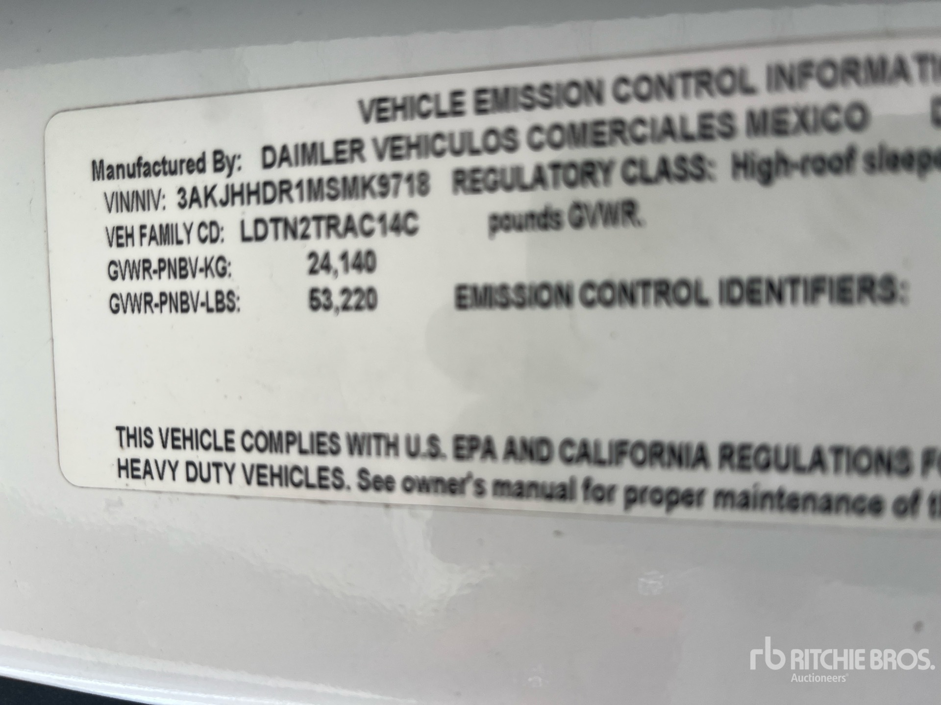 2021 Freightliner CASCADIA 126