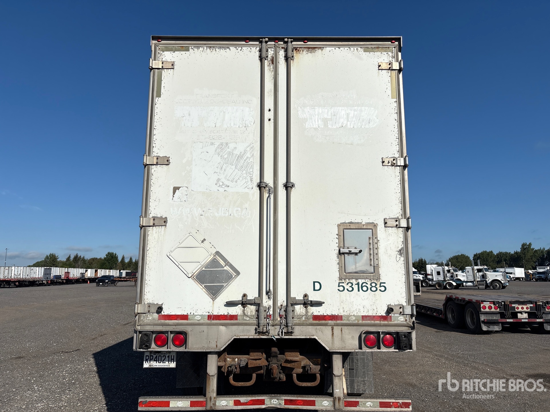 2016 Utility 53 ft x 102 in T/A
