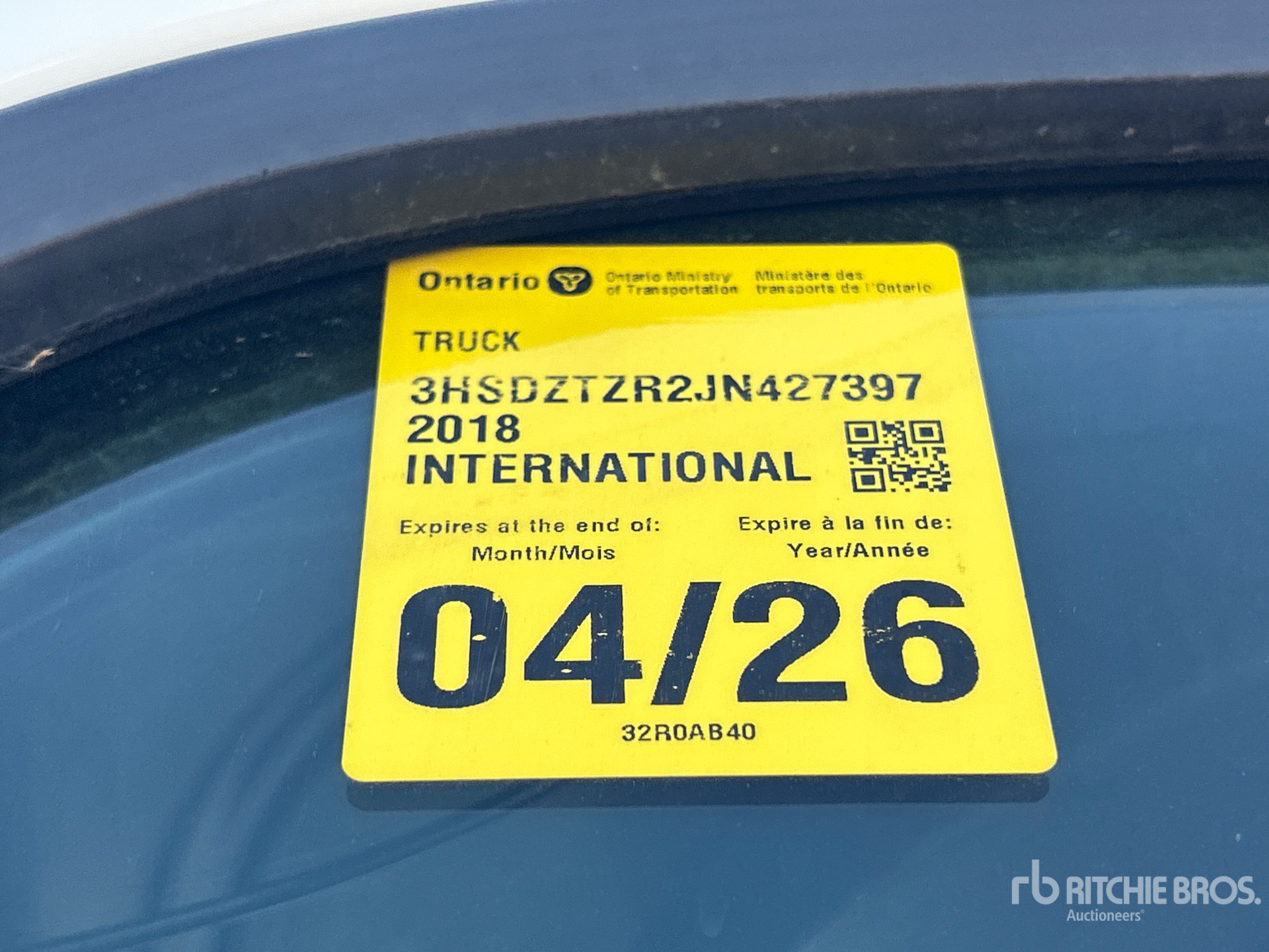 2018 International LT625