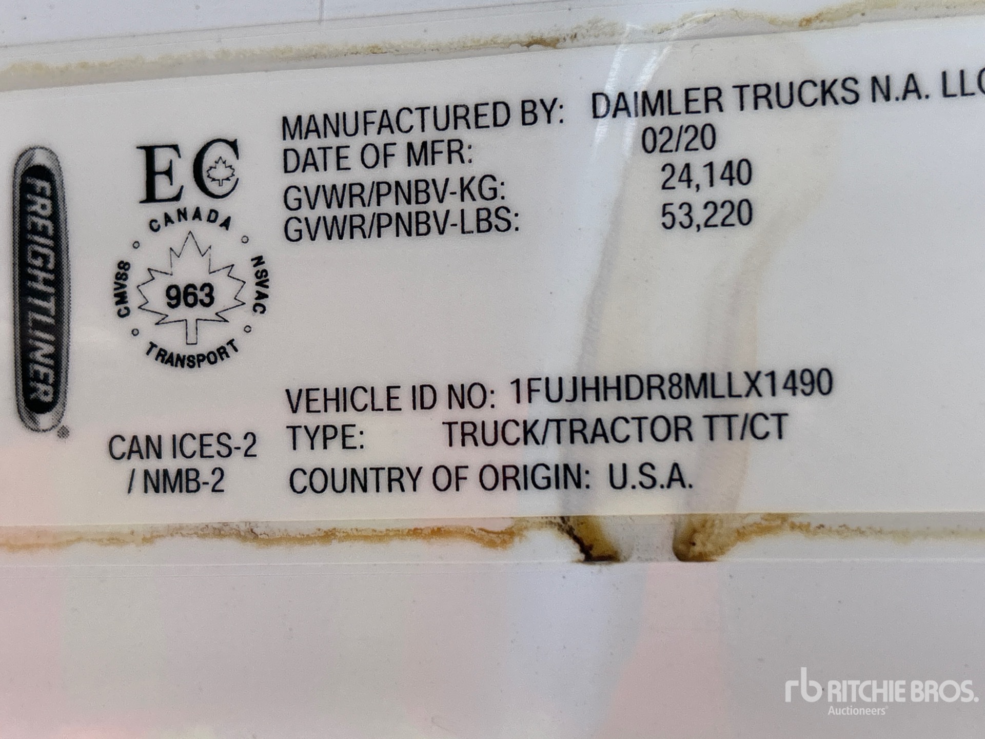 2021 Freightliner CASCADIA 126