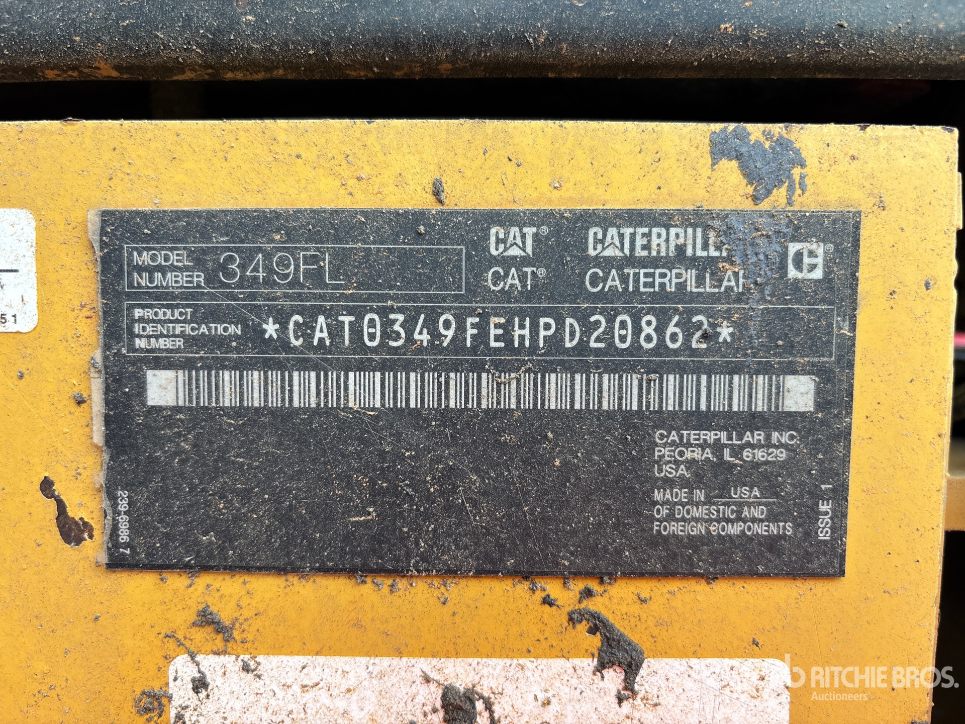 2019 Caterpillar 349F L