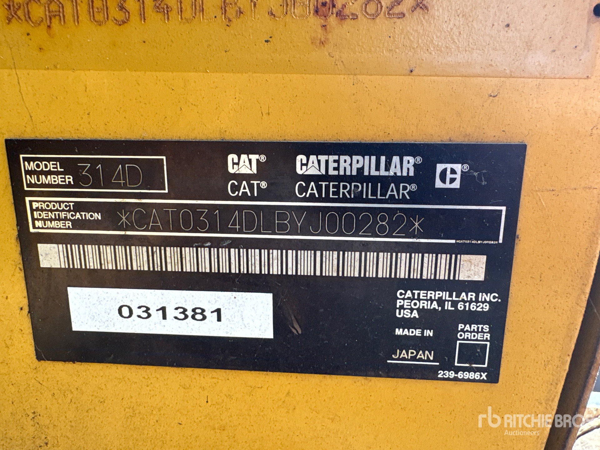2009 Caterpillar 314D LCR