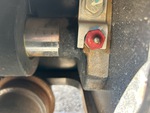 Undercarriage with Left Track Tensioner