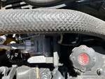 Engine with A/C Compressor