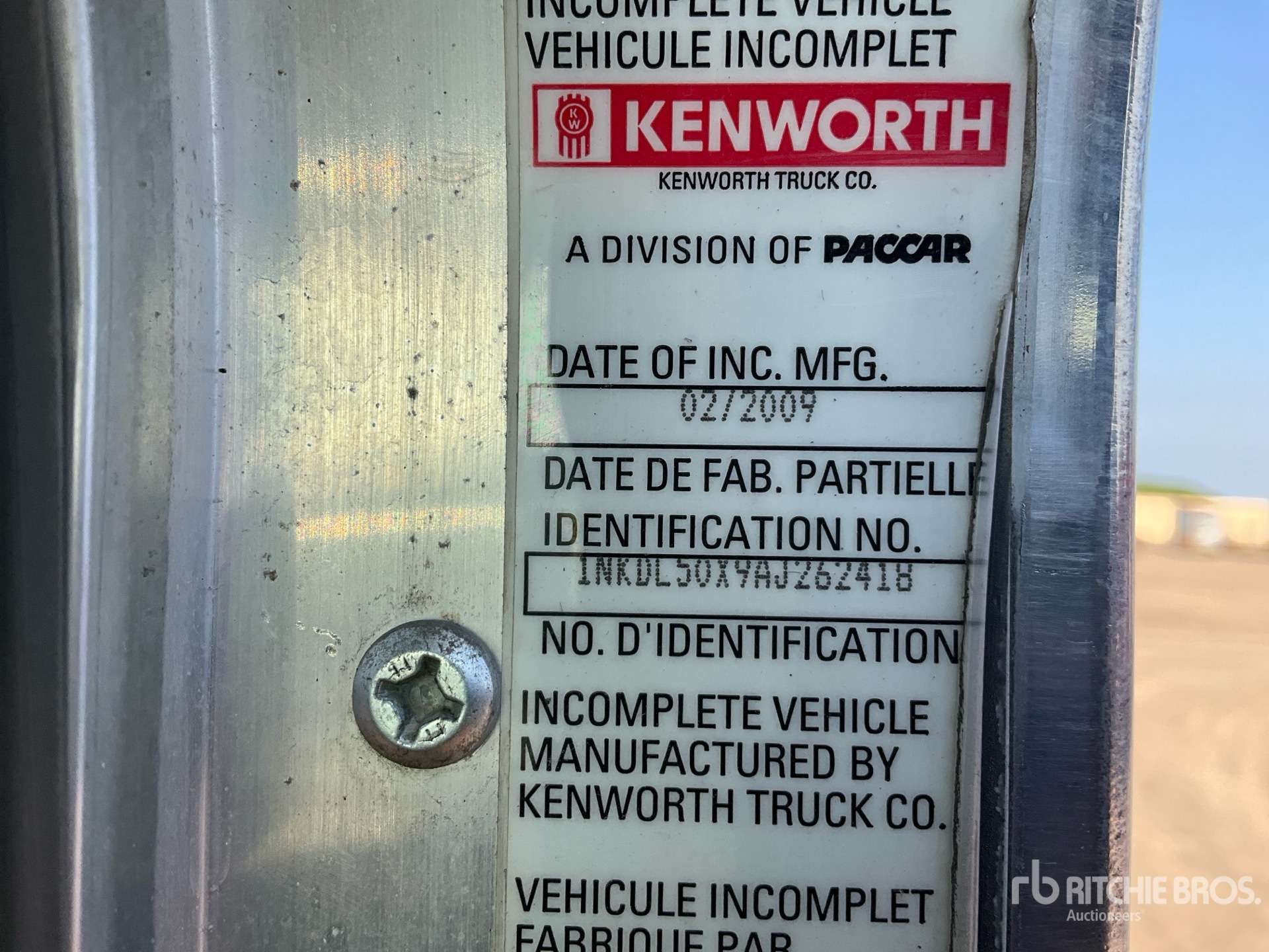 2010 Kenworth T800