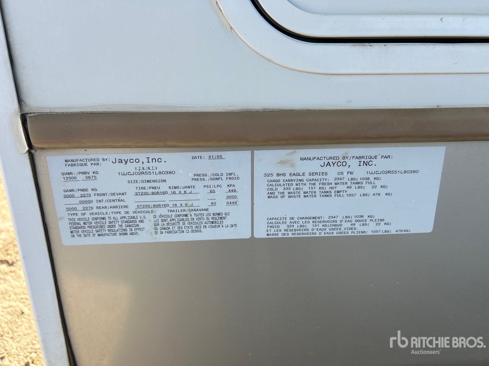 2005 Jayco EAGLE SERIES