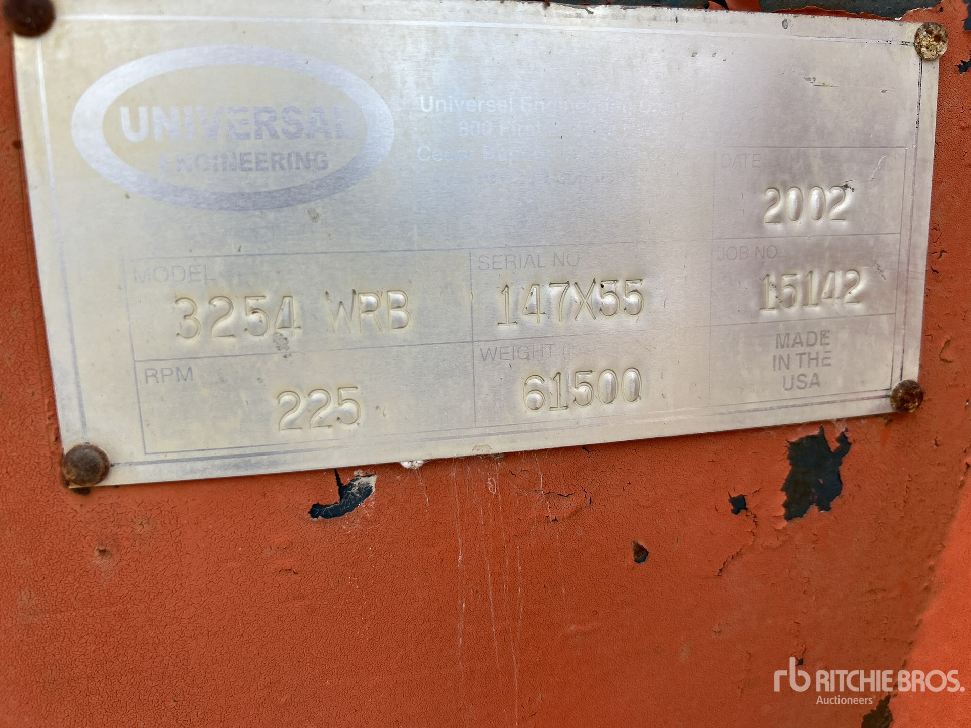 2002 Universal 3254 WRB