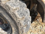 Chassis Lift with Left Rear Tire
