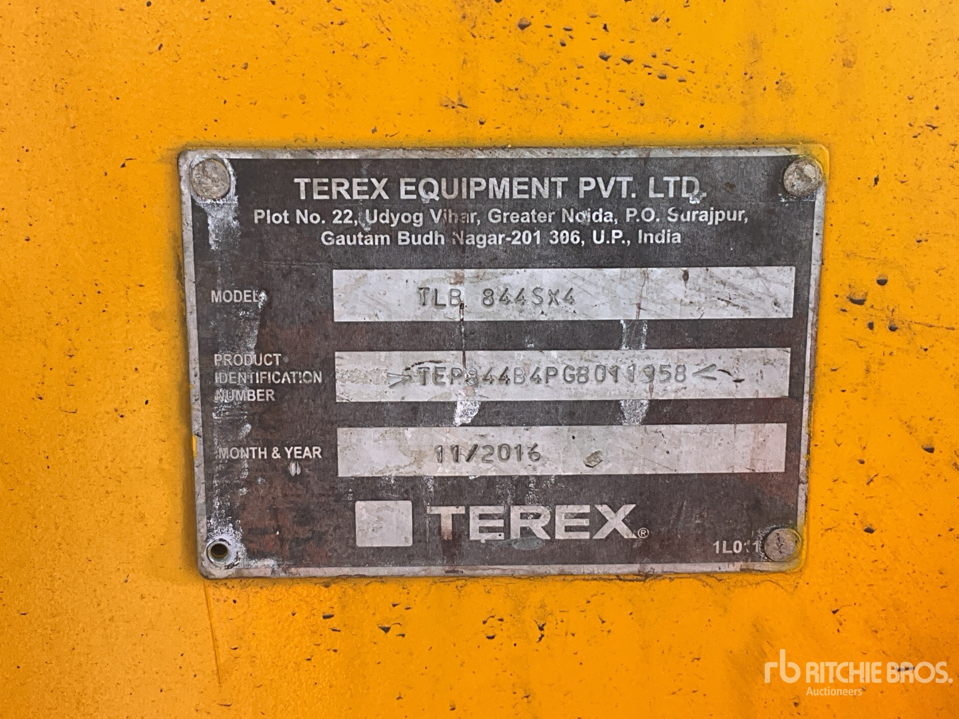 2016 Terex TLB 844SX4