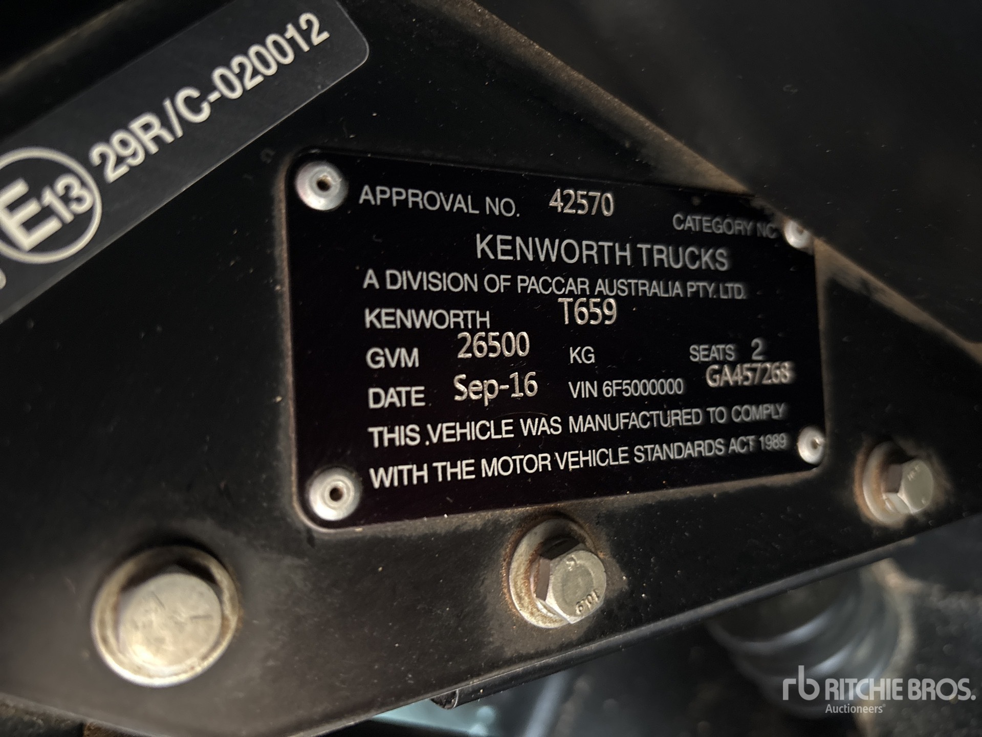 2016 Kenworth T659