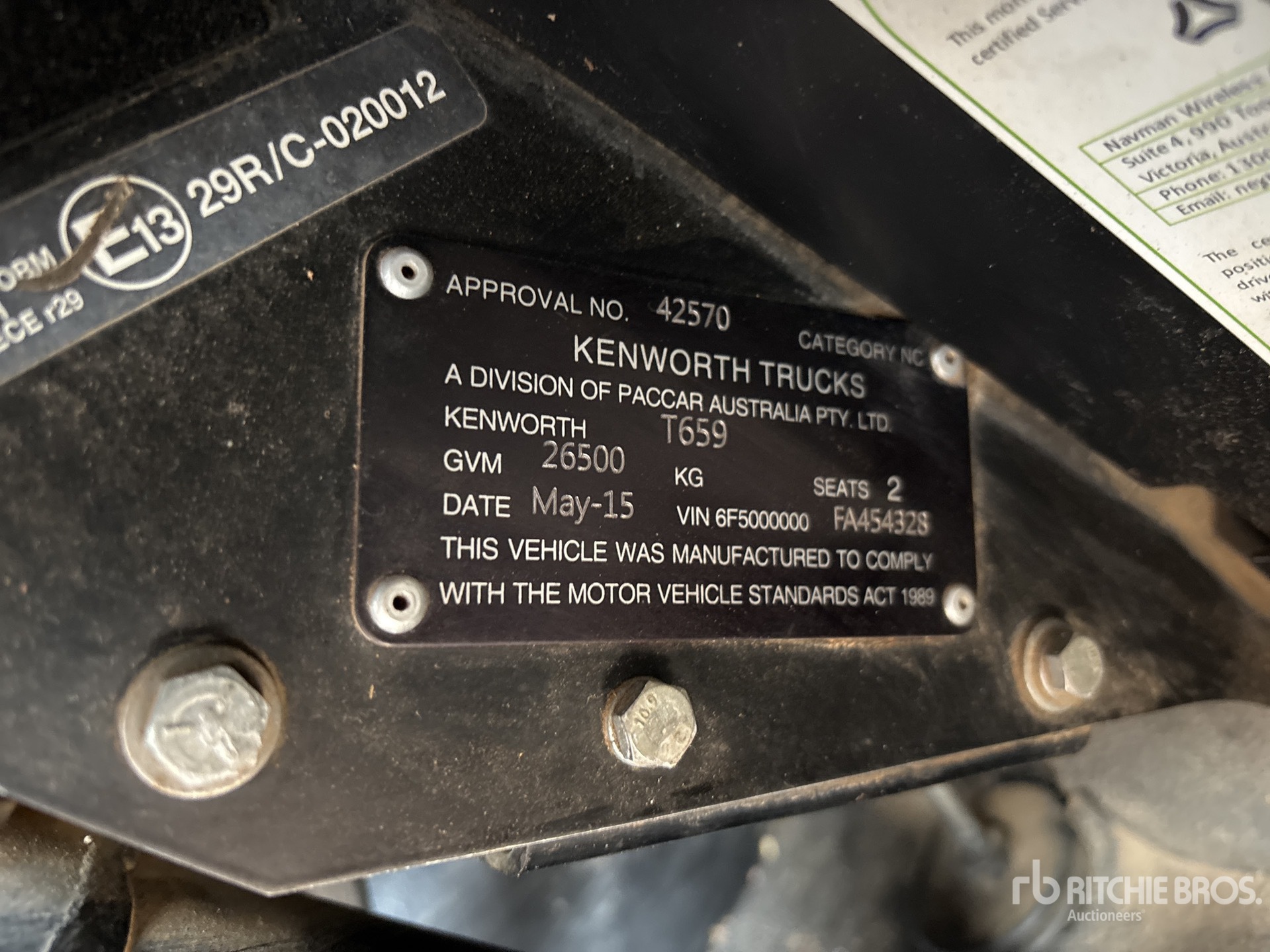 2015 Kenworth T659