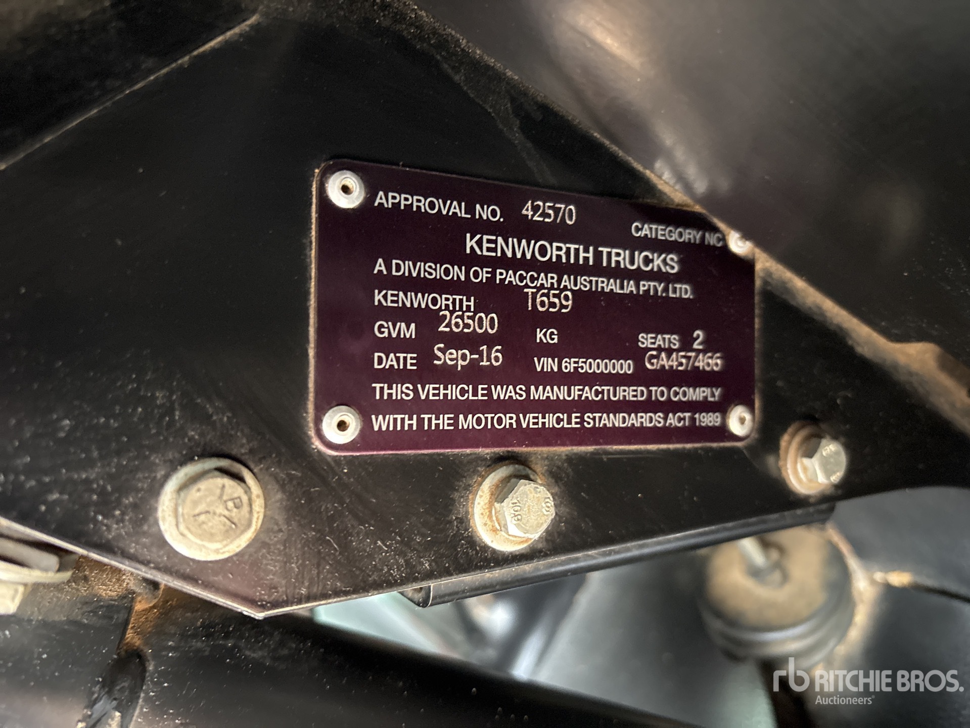 2016 Kenworth T659