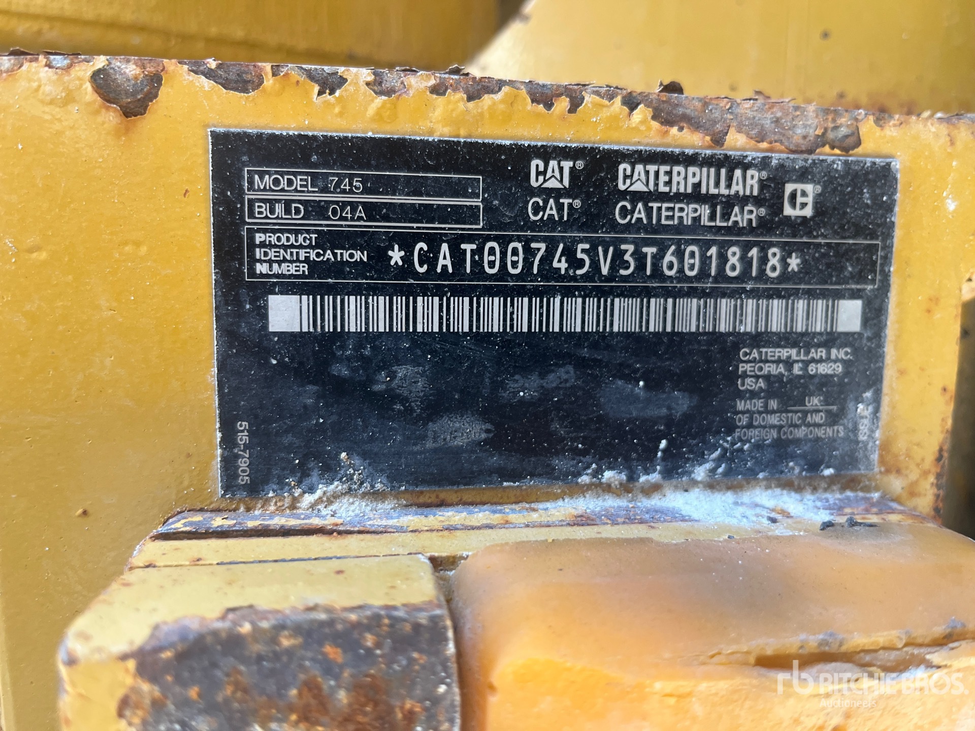 2019 Caterpillar 745