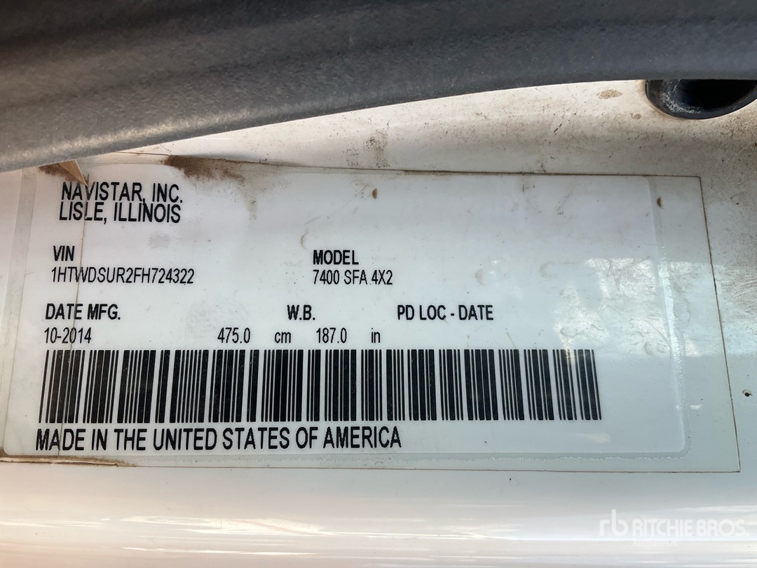 2015 International 7400 SFA