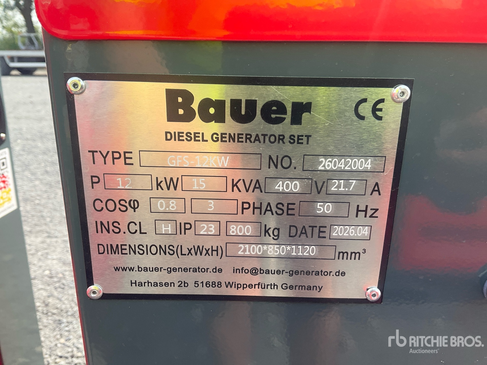 2026 Bauer GFS-12 ATS