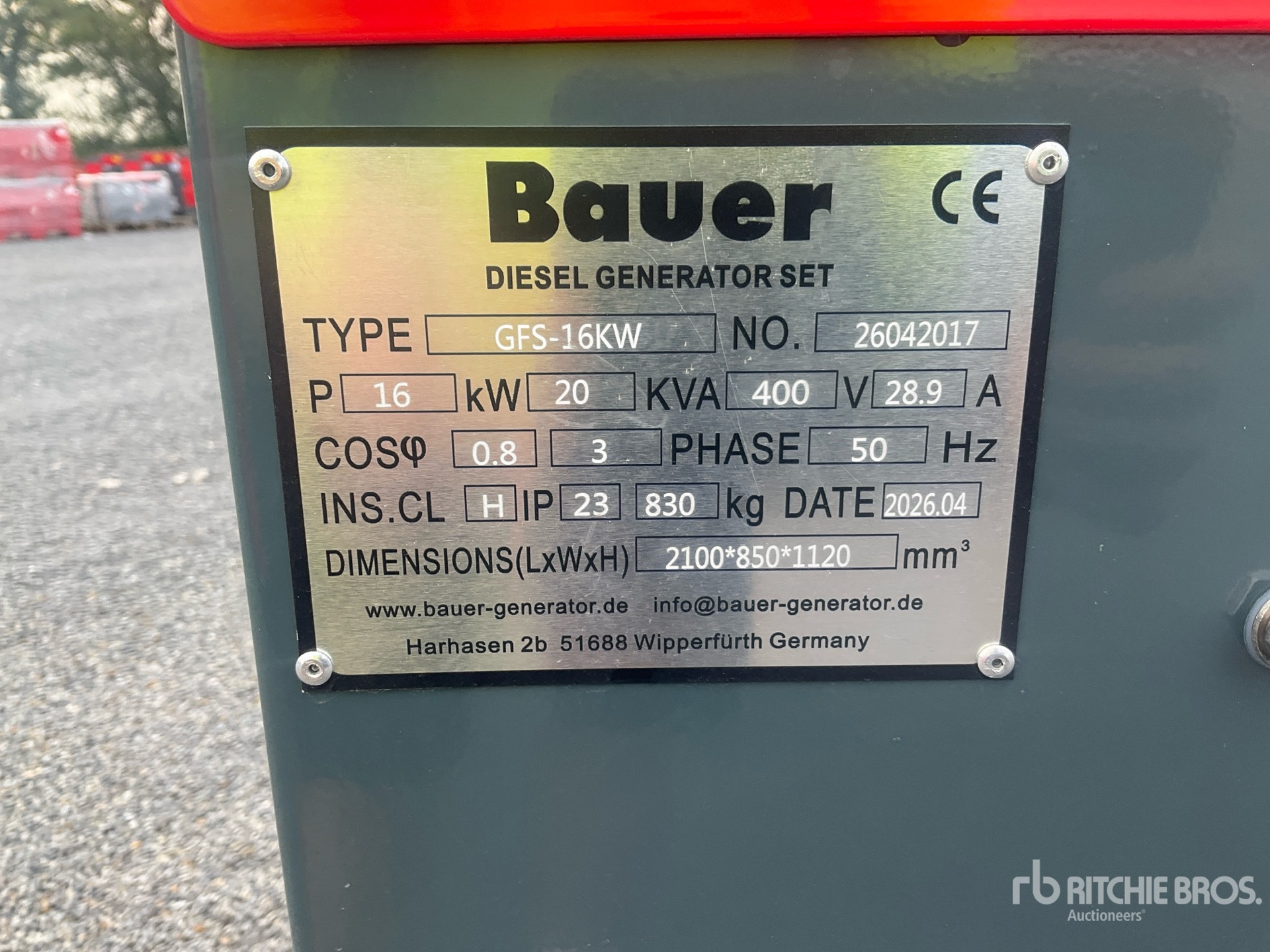 2026 Bauer GFS-16 ATS