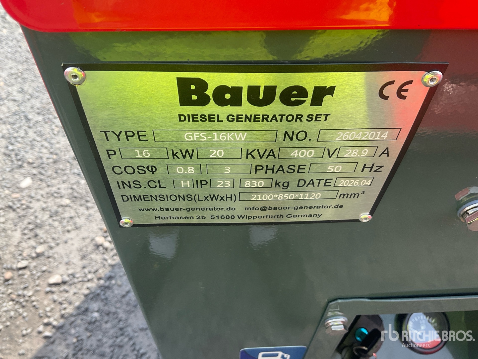2026 Bauer GFS-16 ATS