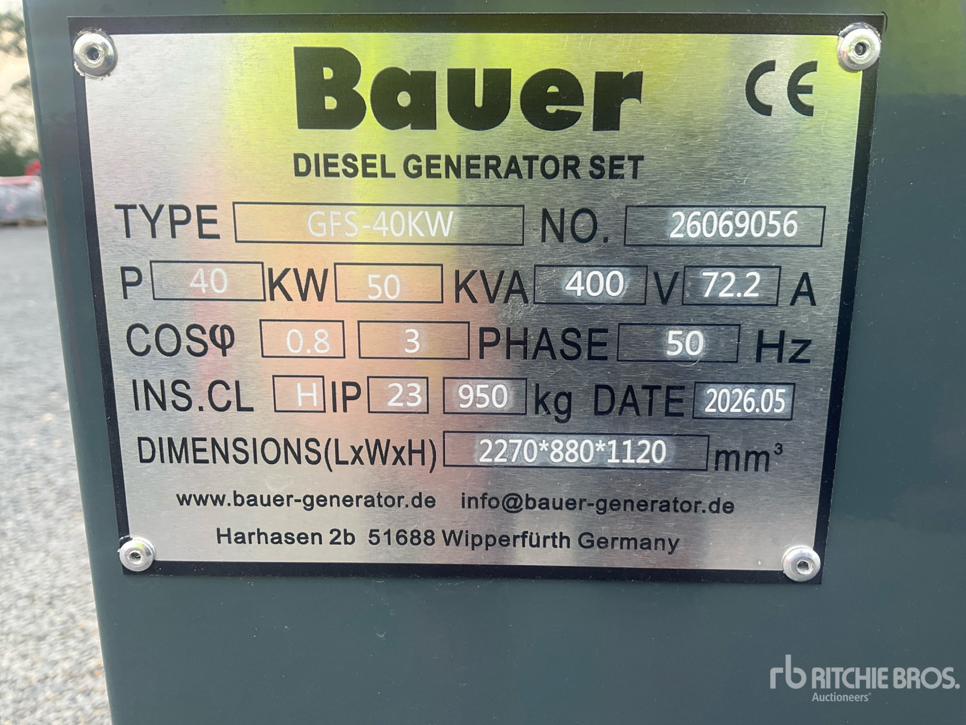 2026 Bauer GFS-40 ATS