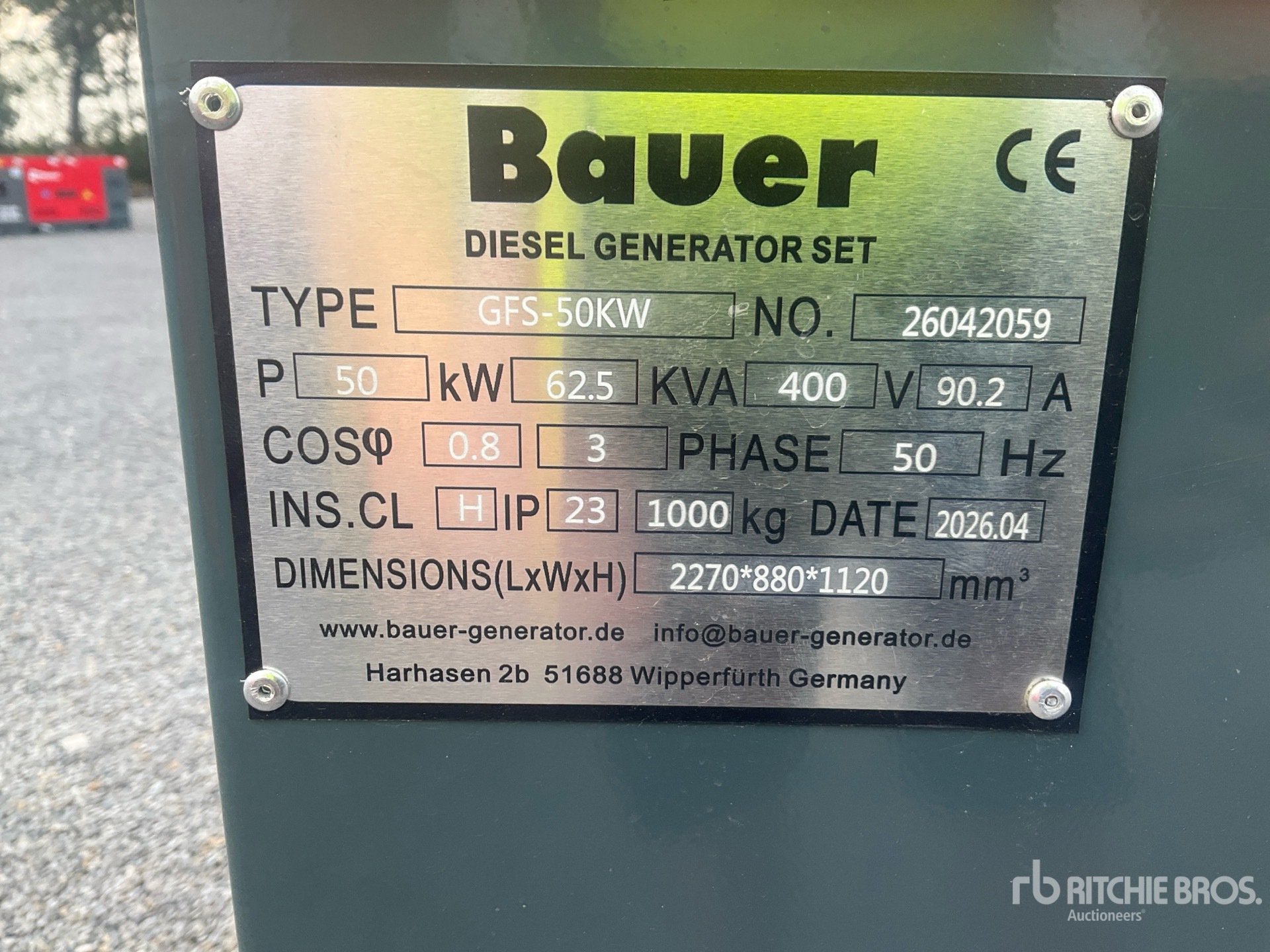 2026 Bauer GFS-50 ATS
