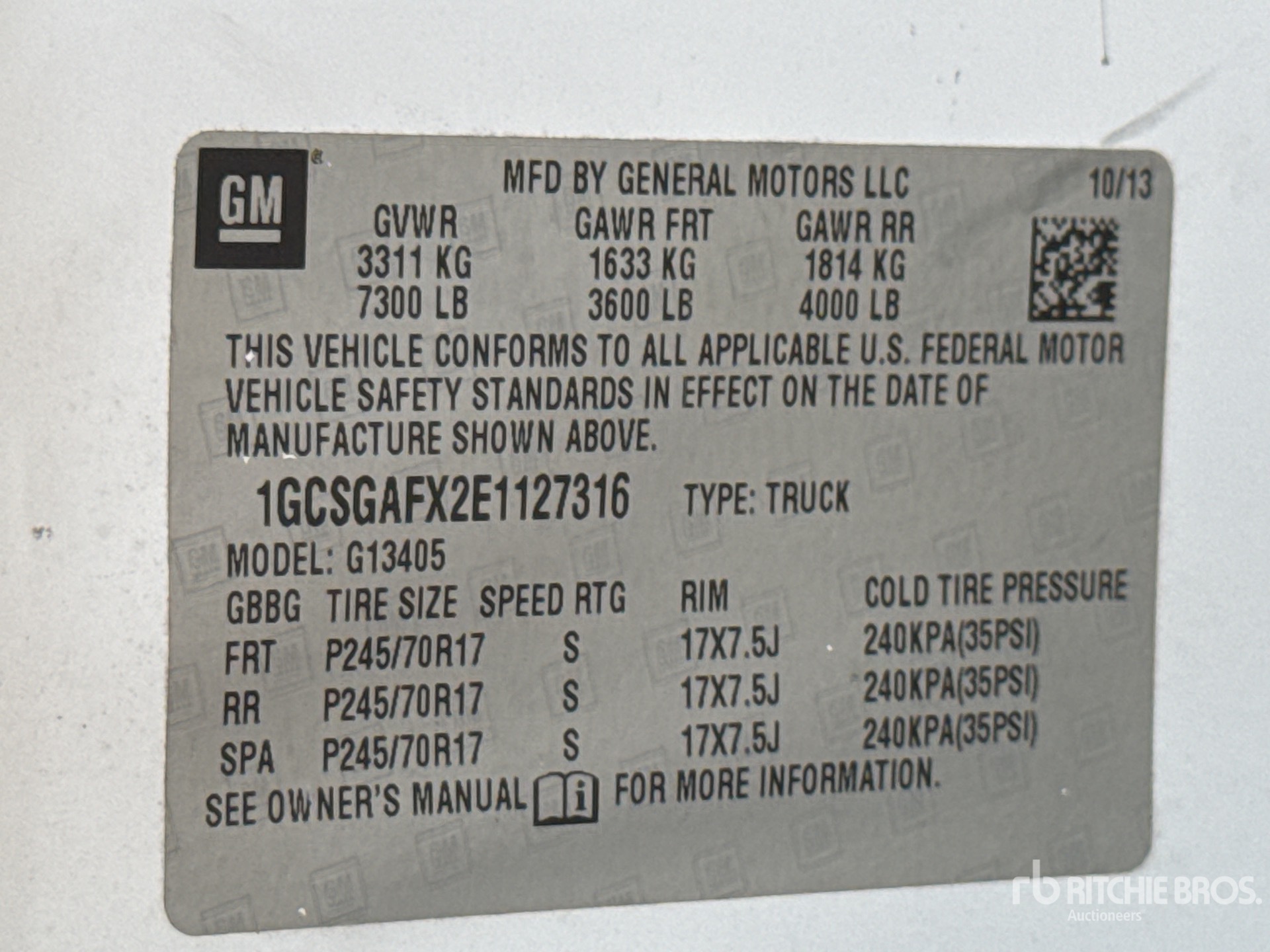 2014 Chevrolet EXPRESS 1500