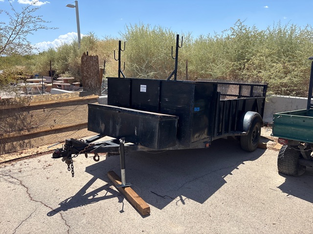 1990 Husky 10 ft S/A Utility Trailer