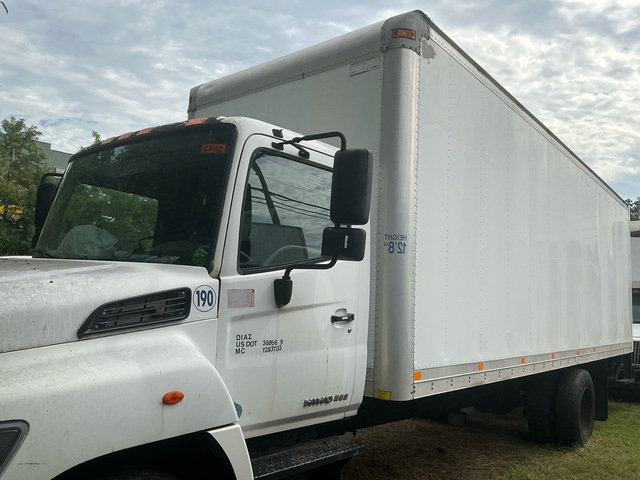 2012 Hino 268 4x2 Van Truck (Inoperable)